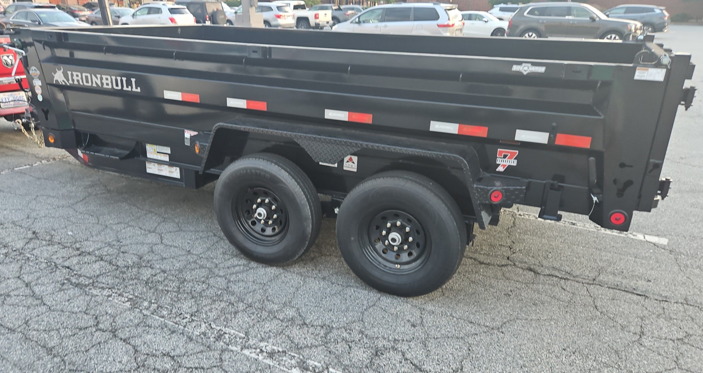 Iron Bull Hydraulic Dump Trailer 7x14